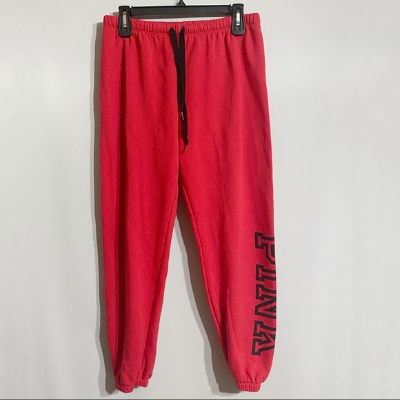 PINK Victoria's Secret Pants - Victoria’s Secret PINK red sweatpants